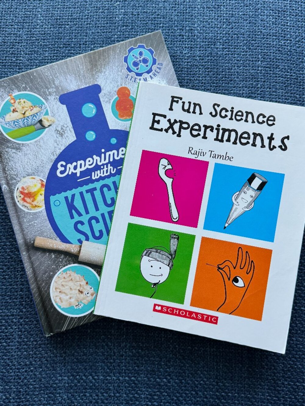 Experiment with Kitchen Science + Fun Science Experiments Books